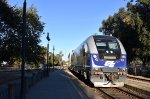 Amtrak Train # 547 gliding into Davis Station